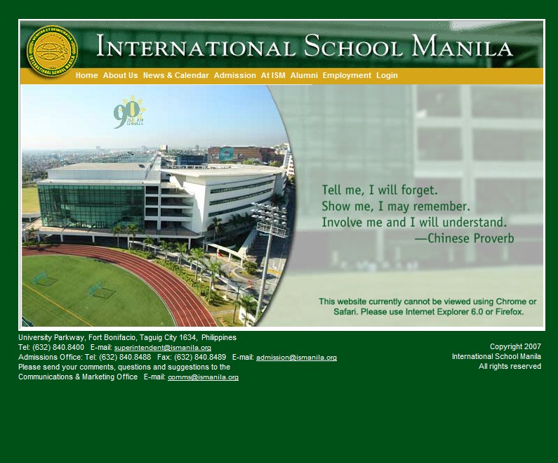 ISM(International School Manila)
