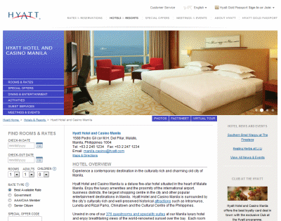 하얏트 카지노 호텔(Hyatt Hotel and Casino Manila)